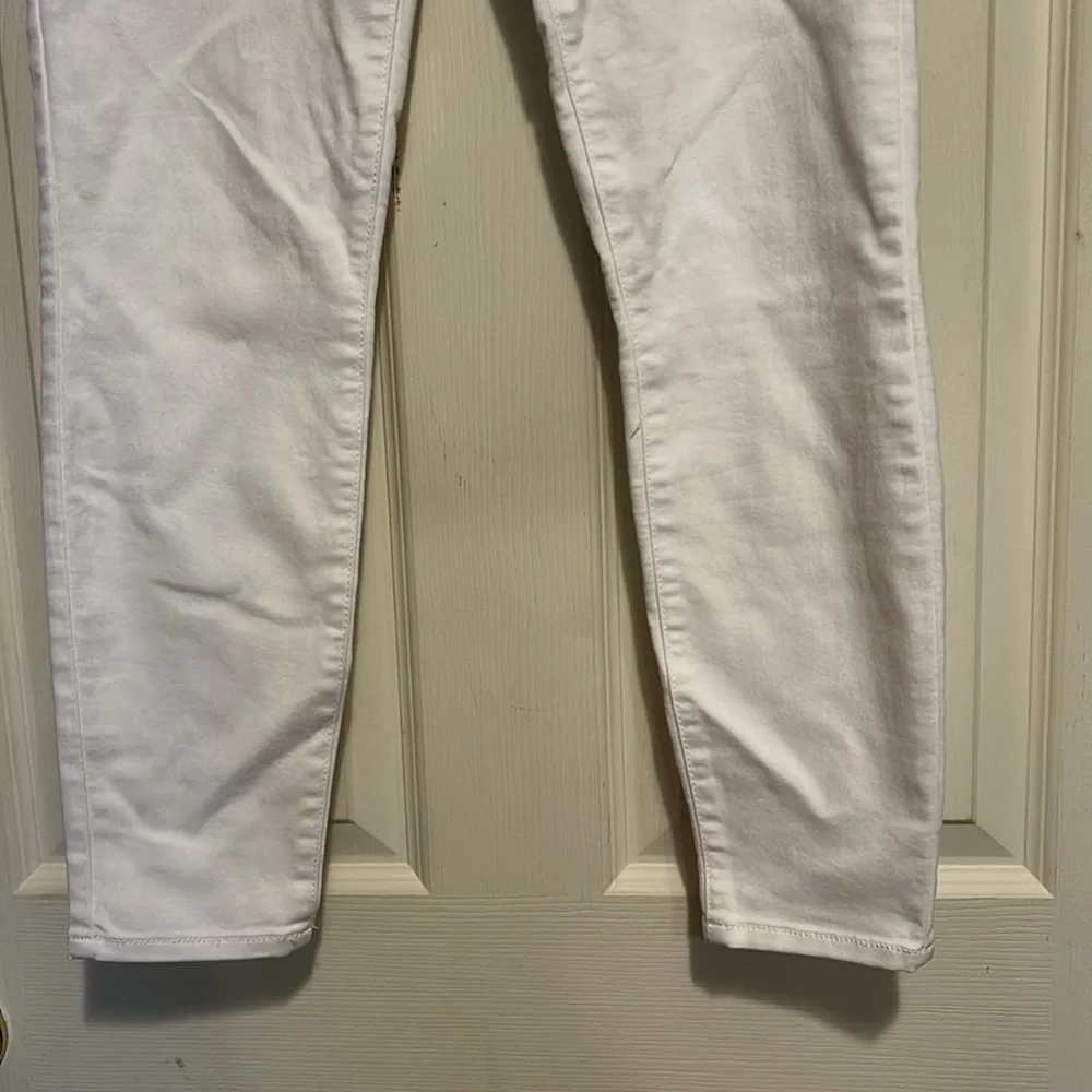 Aeropostale High Waist White Ankle Jeggings Size 8